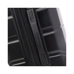 Sense 3-Piece Hardside Spinner Luggage Set, (DKSENSML-BLK)<DUKAP Hot