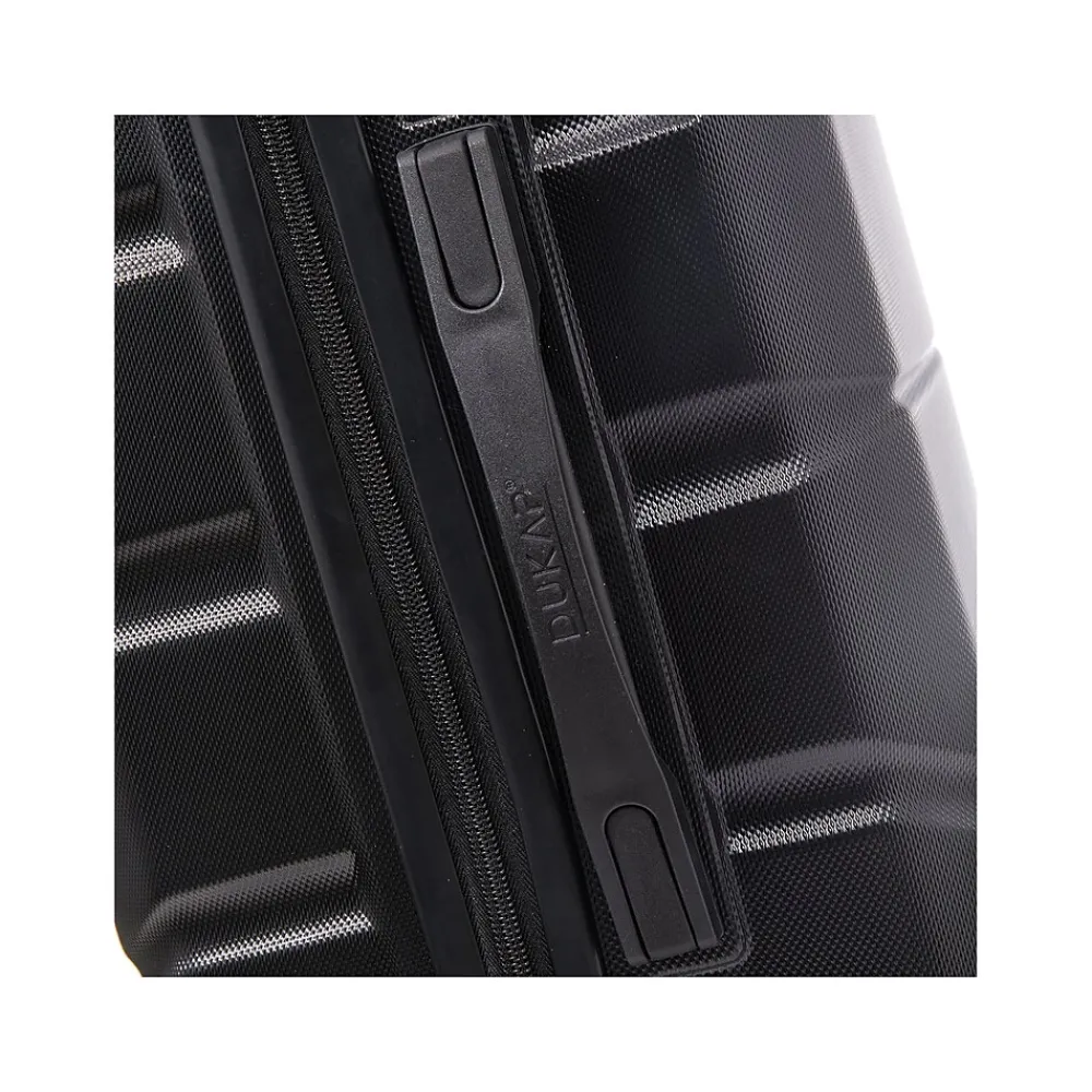 Sense 3-Piece Hardside Spinner Luggage Set, (DKSENSML-BLK)<DUKAP Hot