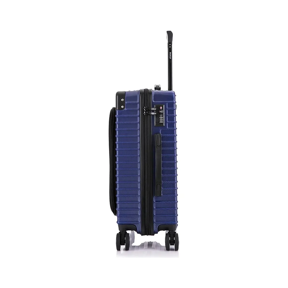 Tour 20" Hardside Carry-On Suitcase, 4-Wheeled Spinner, TSA Checkpoint Friendly, (DKTOU00S-BLU)<DUKAP