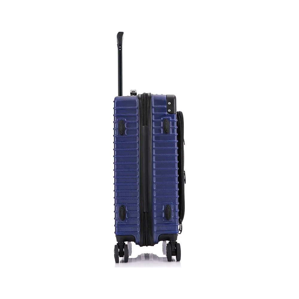 Tour 20" Hardside Carry-On Suitcase, 4-Wheeled Spinner, TSA Checkpoint Friendly, (DKTOU00S-BLU)<DUKAP
