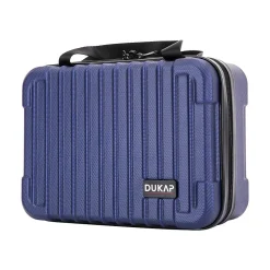 Tour 11.5" Plastic Toiletry Bag, Water Resistant, (DKTOU00XS-BLU)<DUKAP Outlet