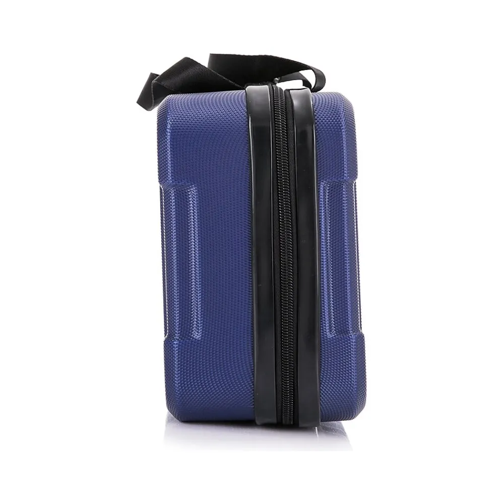 Tour 11.5" Plastic Toiletry Bag, Water Resistant, (DKTOU00XS-BLU)<DUKAP Outlet