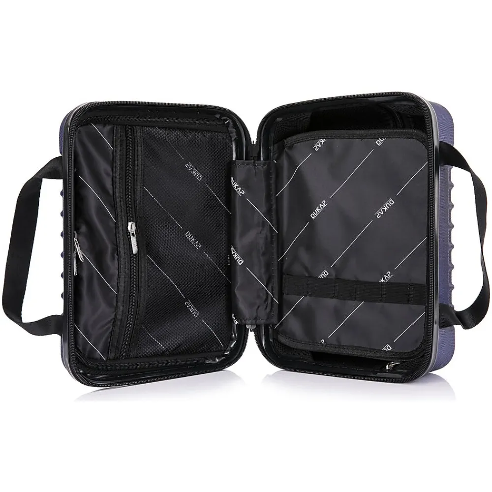 Tour 11.5" Plastic Toiletry Bag, Water Resistant, (DKTOU00XS-BLU)<DUKAP Outlet