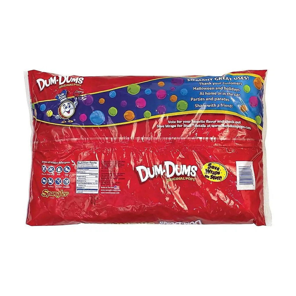 Dum Dums Lollipops, Assorted Flavors, 61 oz., (220-00055)