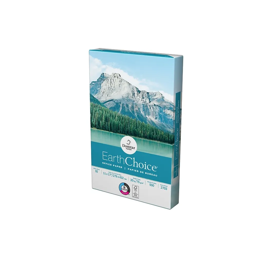 Multipurpose Paper*EarthChoice 11" x 17" Multipurpose Paper, 20 lbs., 92 Brightness, 500 Sheets/Ream, 5 Reams/Carton (2703/40480)