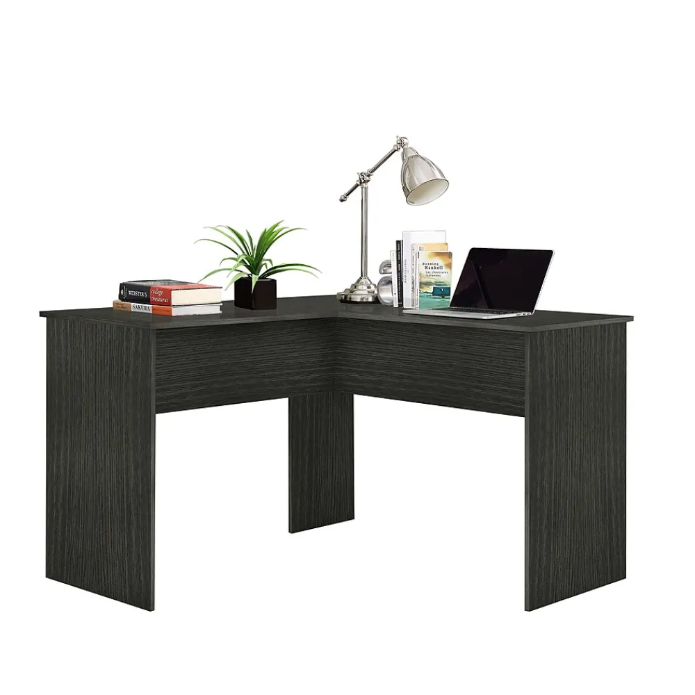 Corner Desks*Easy 2 Go 48"W Corner Computer Desk, Gray (WE-OF-0152G)