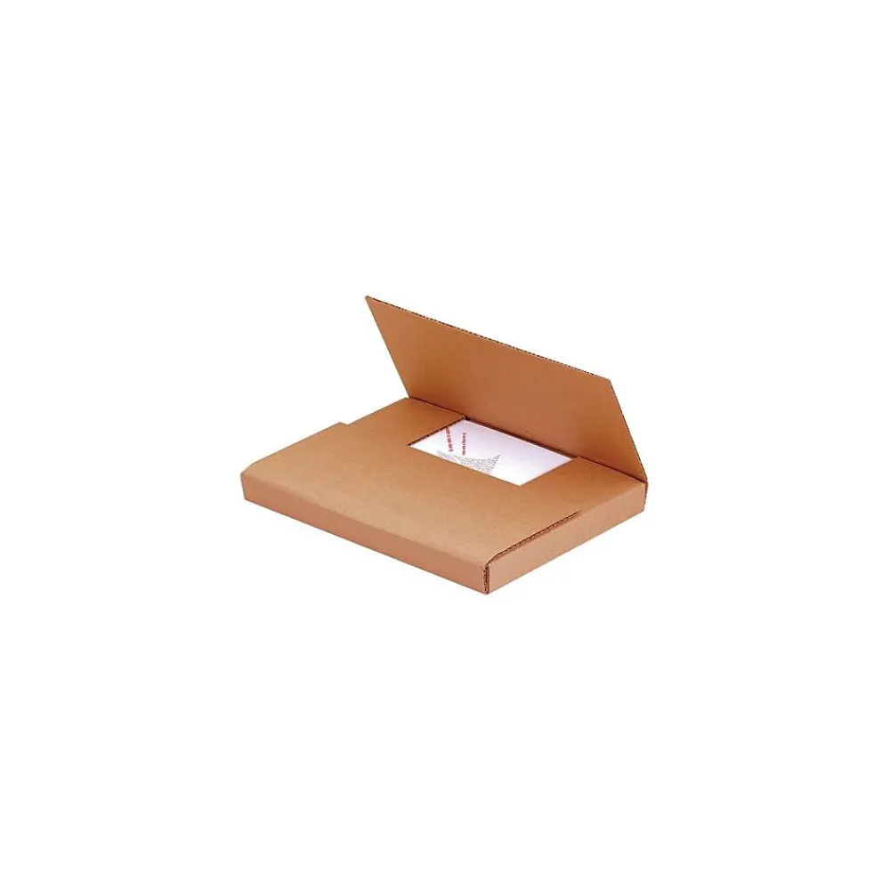 Best Unbranded Easy-Fold Mailers, 17 1/8" x 14 1/8" x 2", Kraft, 50/Bundle (M4BKK)