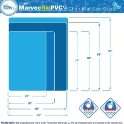 Chair Mats*Ecotex Carpet Chair Mat, 36