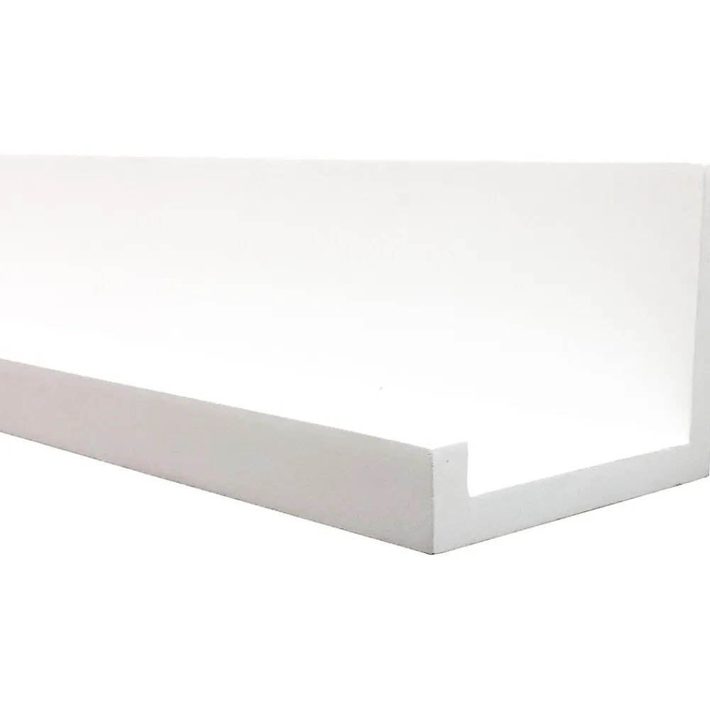 Shelving*Eden Grove MDF Ledge Shelf, 24", White (9502012X)