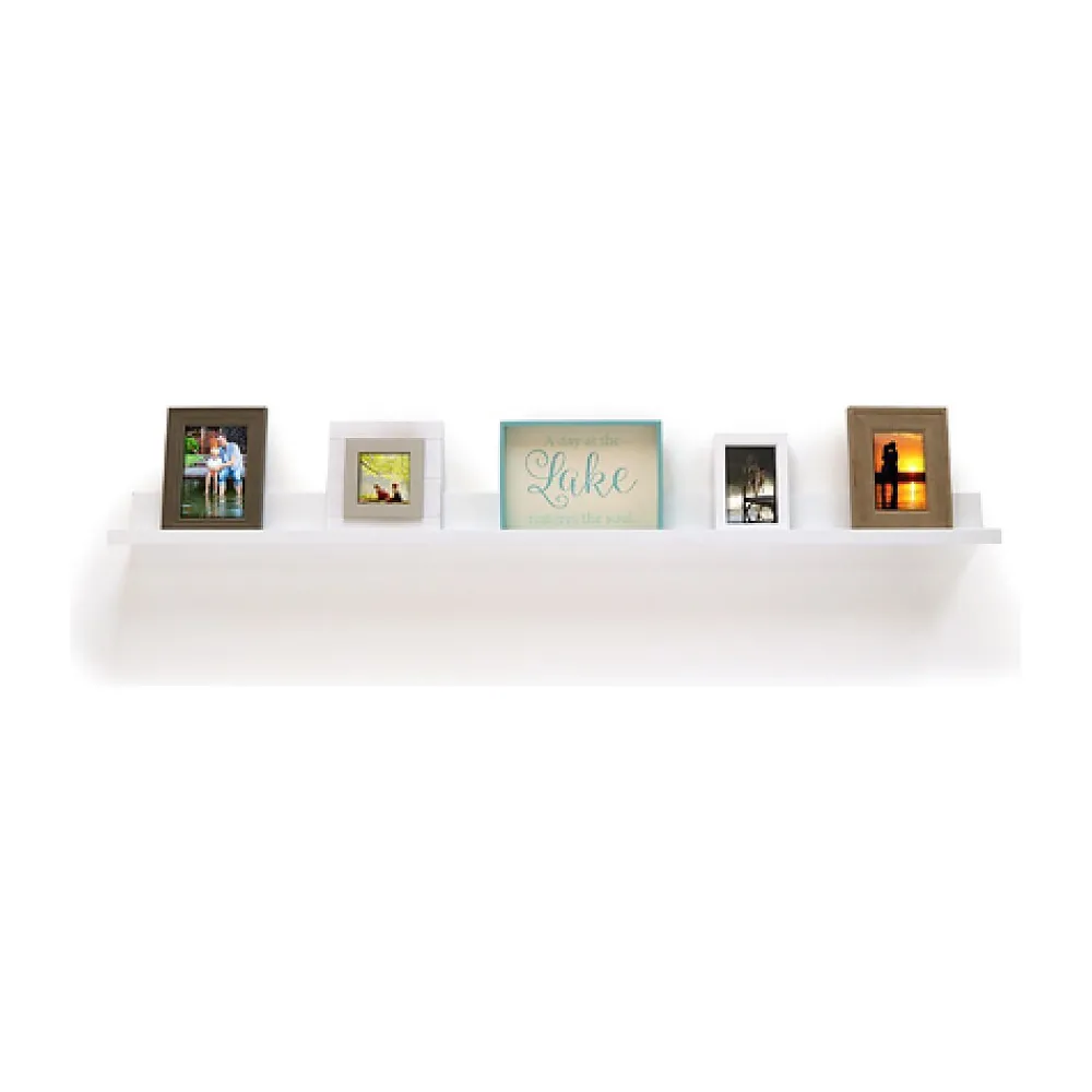 Shelving*Eden Grove MDF Ledge Shelf, 24", White (9502012X)