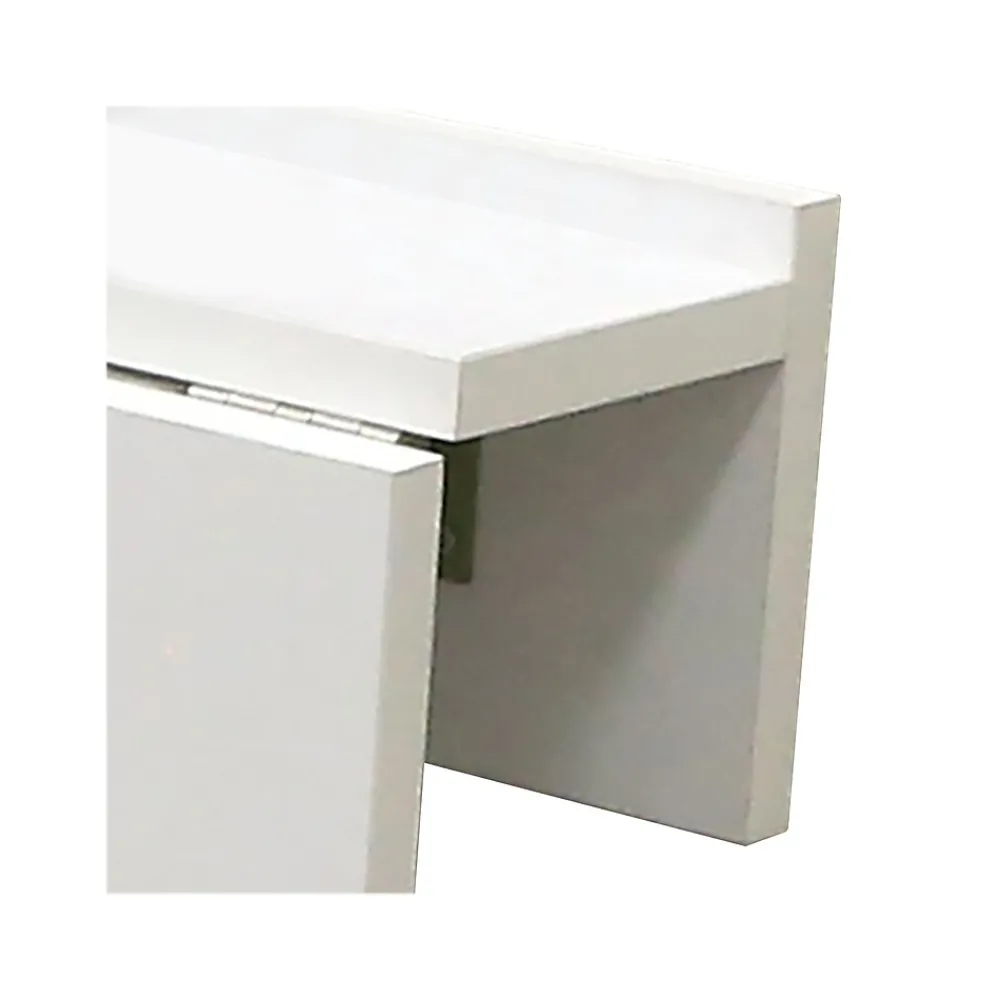 Shelving*Eden Grove MDF Mounted Desk Shelf, 30", White (9502010)