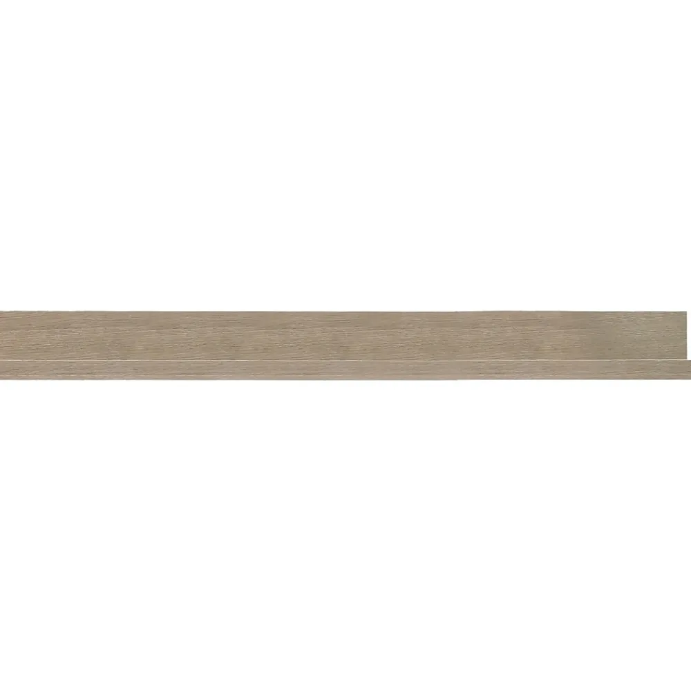 Shelving*Eden Grove Mixed Materials Mounted Wall Shelf, 35.4", Driftwood (9602032E)