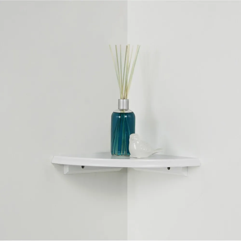 Shelving*Eden Grove Single Wall Shelf, 10"W, White (0199020)