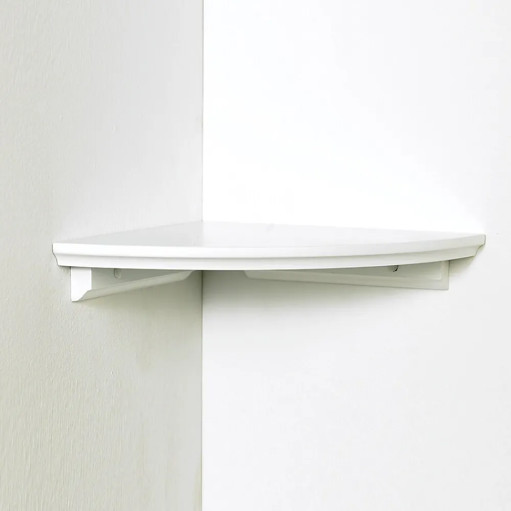 Shelving*Eden Grove Single Wall Shelf, 10"W, White (0199020)
