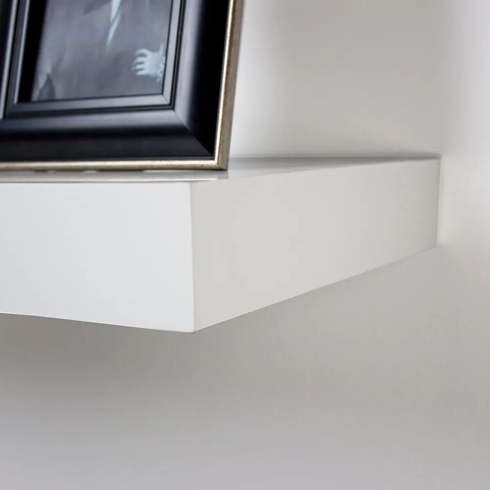 Shelving*Eden Grove Slim Single Wall Shelf, 48"W, White (9084670)