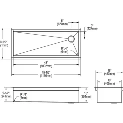 Elkay Circuit Chef Single-Bowl Undermount Sink Kit, 20.5