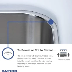 Elkay Dayton Stainless Steel 31-3/4