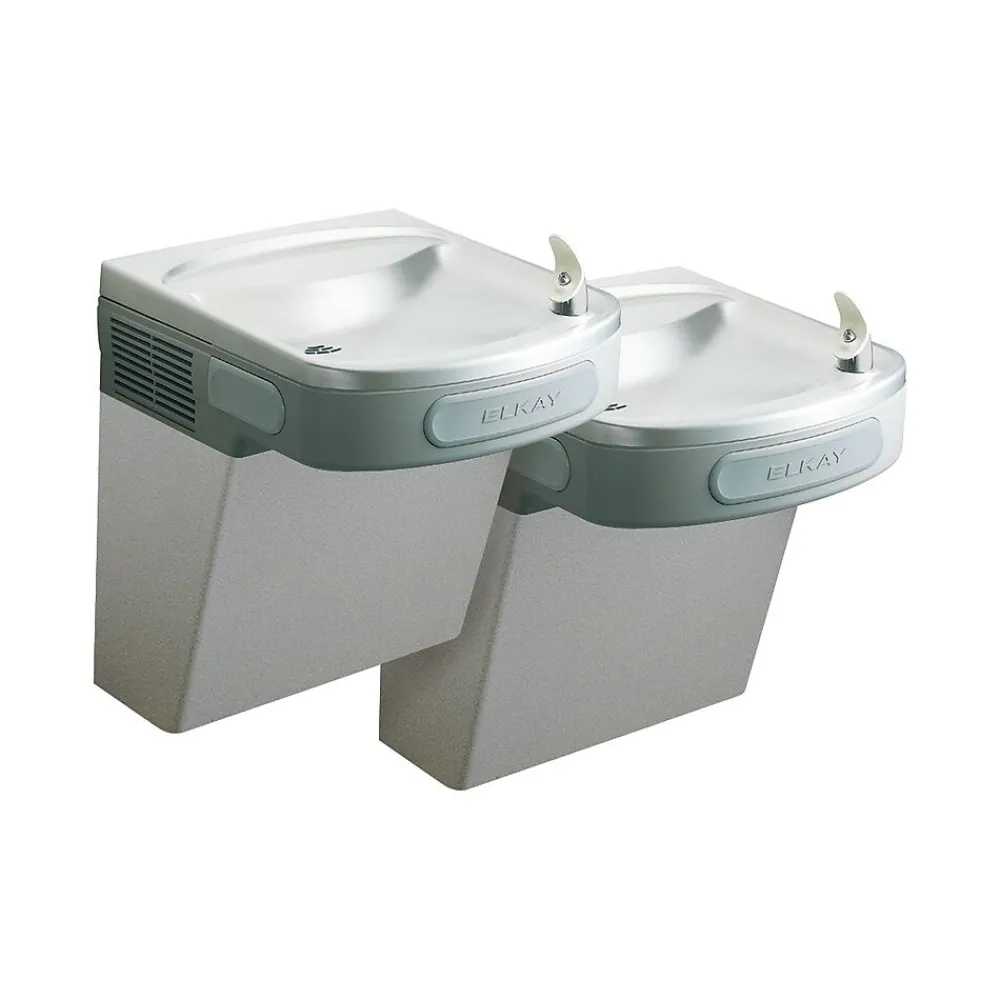 Elkay Versatile Cooler Wall Mount Bi-Level ADA Non-Filtered, 8 GPH Light Gray Granite (EZSTL8LC)