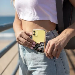 Ellie Los Angeles ELLIE ROSE Phone Case for iPhone 12/12 Pro, Onyx Obsession (12PROU-0001)