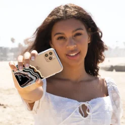 Ellie Los Angeles ELLIE ROSE Phone Case for iPhone 11 Pro Max/Xs Max, Onyx Obsession (11PROMAX-0001)