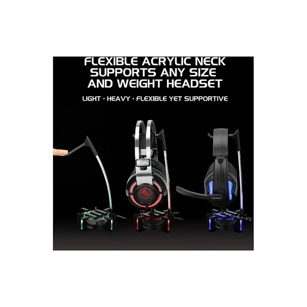 Clearance Enhance ENPCGHH100BKEW Headset Stand, Black