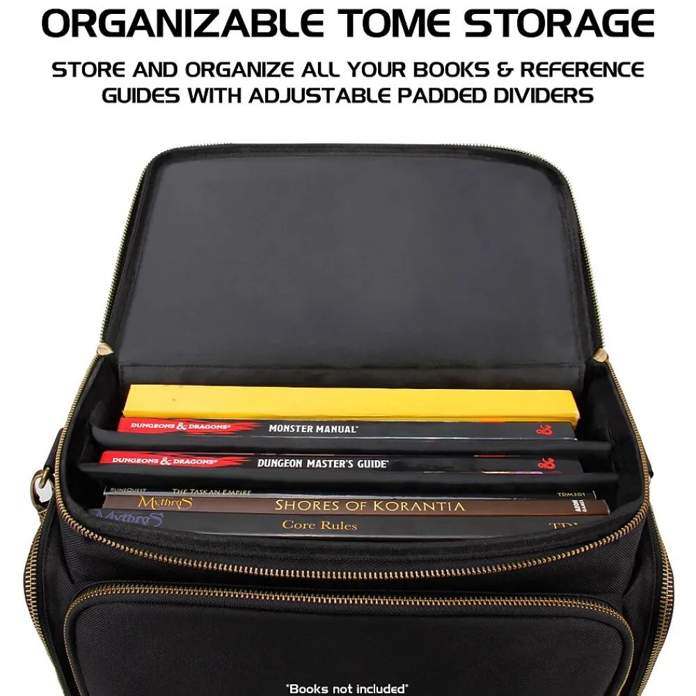 Tabletop Roleplaying Game Fabric Messenger Bag, Black (5501330)<Enhance