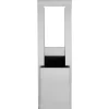 ® Flex Trash Receptacle for 10.75" Wall Cavity by GP PRO, Stainless, 9.03"W x 21.75"D x 60.25"H (59753)<enmotion Discount