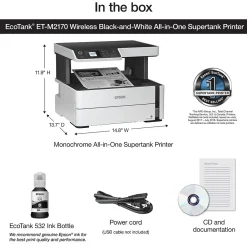 Epson EcoTank ET-M2170 Wireless Monochrome All-in-One SuperTank Printer