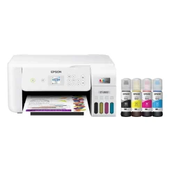 Epson EcoTank ET-2800-W Wireless Color Inkjet Printer, All-In-One Supertank, Print, Scan, Copy (9472539)