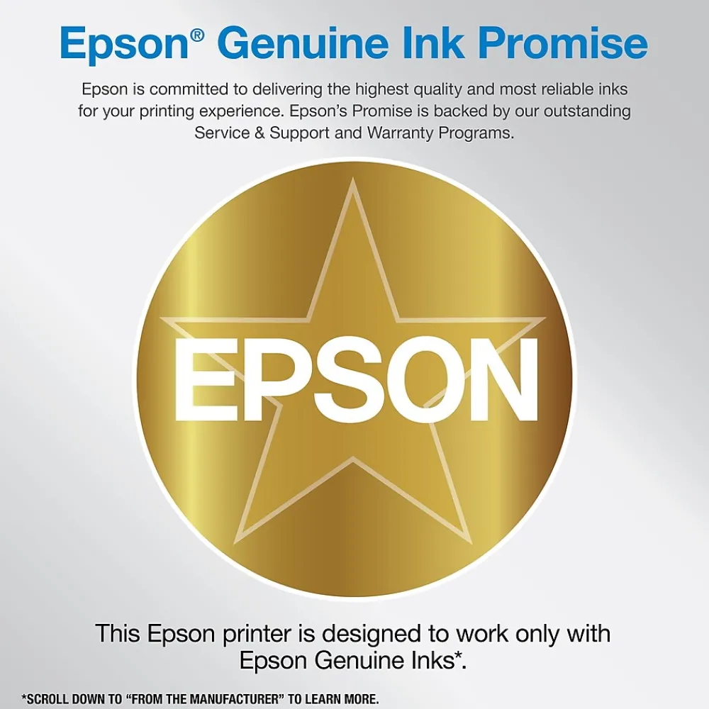 Epson WorkForce WF-2930 Wireless Color Inkjet Printer, All-In-One, Print, Scan, Copy, Fax (9472537)