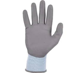 Ergodyne ProFlex 7025 PU Coated Cut-Resistant Gloves, ANSI A2, Blue, XL, 1 Pair (10435)