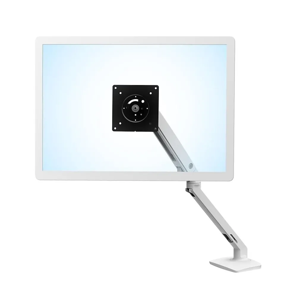 Outlet Ergotron MXV Desk Adjustable Single Arm with 2-Piece Clamp, Up to 34" Monitor, White (45-486-216)