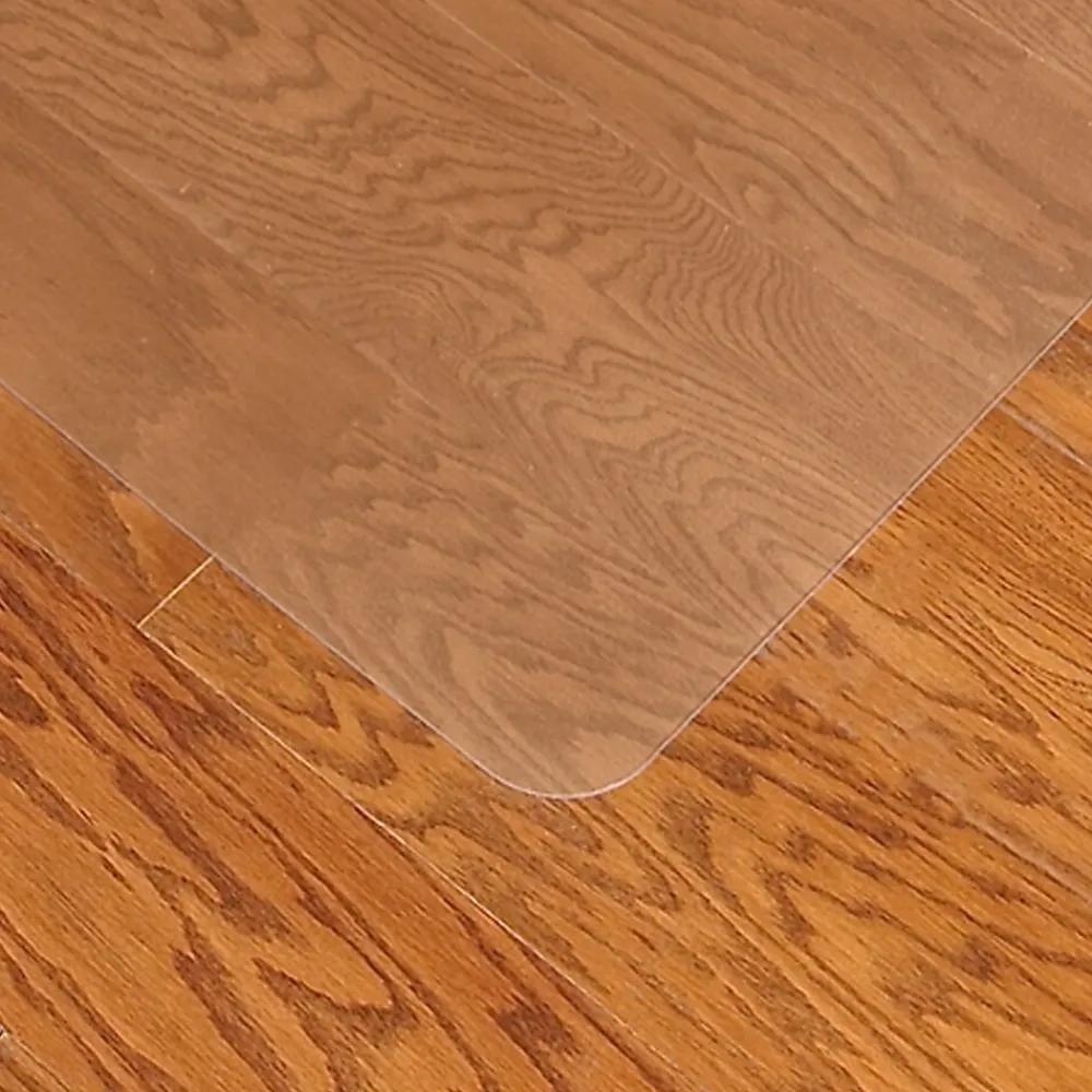 Chair Mats*ES Robbins Natural Origins Hard Floor Chair Mat with Lip, 45" x 53'', Clear (ESR143012)