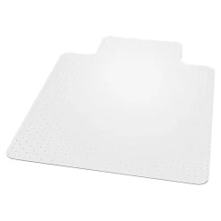 Chair Mats*ES Robbins Natural Origins Carpet Chair Mat with Lip, 45" x 53'', Medium-Pile, Clear (ESR141042)