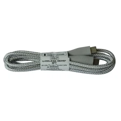 ESI Wireless Gear 6' USB-C Cable, Male to Male, White/Gray (BL1775)