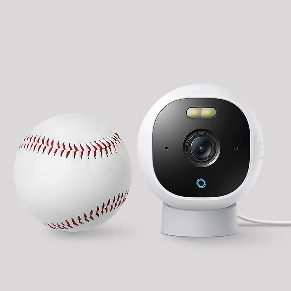 eufy Indoor Wireless Pan and Tilt Security Camera, White (T8414J21)