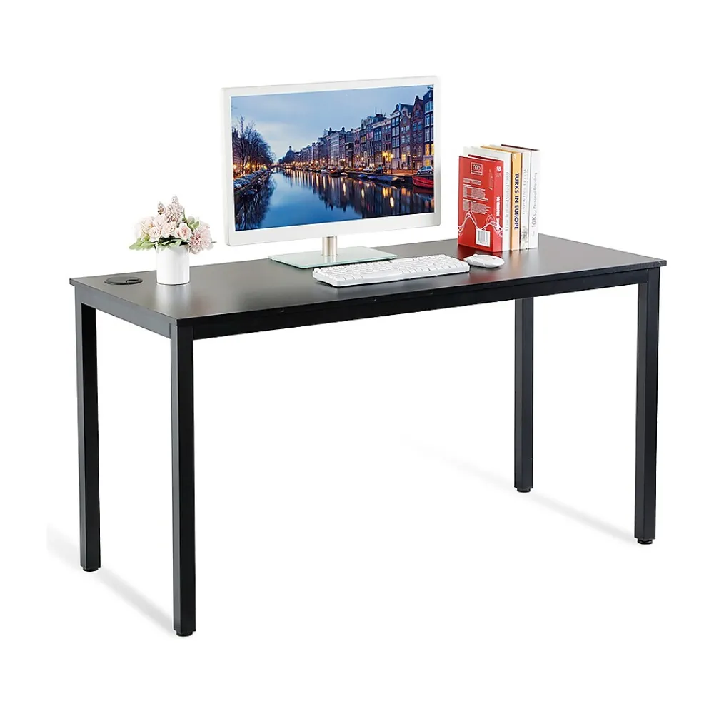 Computer Desks*Eureka Ergonomic 55"W Computer Desk, Black (CD008)