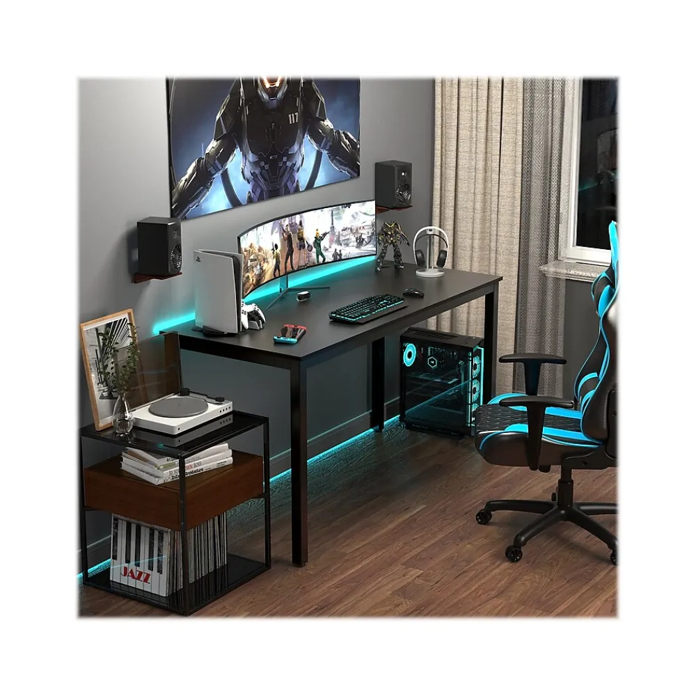 Computer Desks*Eureka Ergonomic 55"W Computer Desk, Black (CD008)