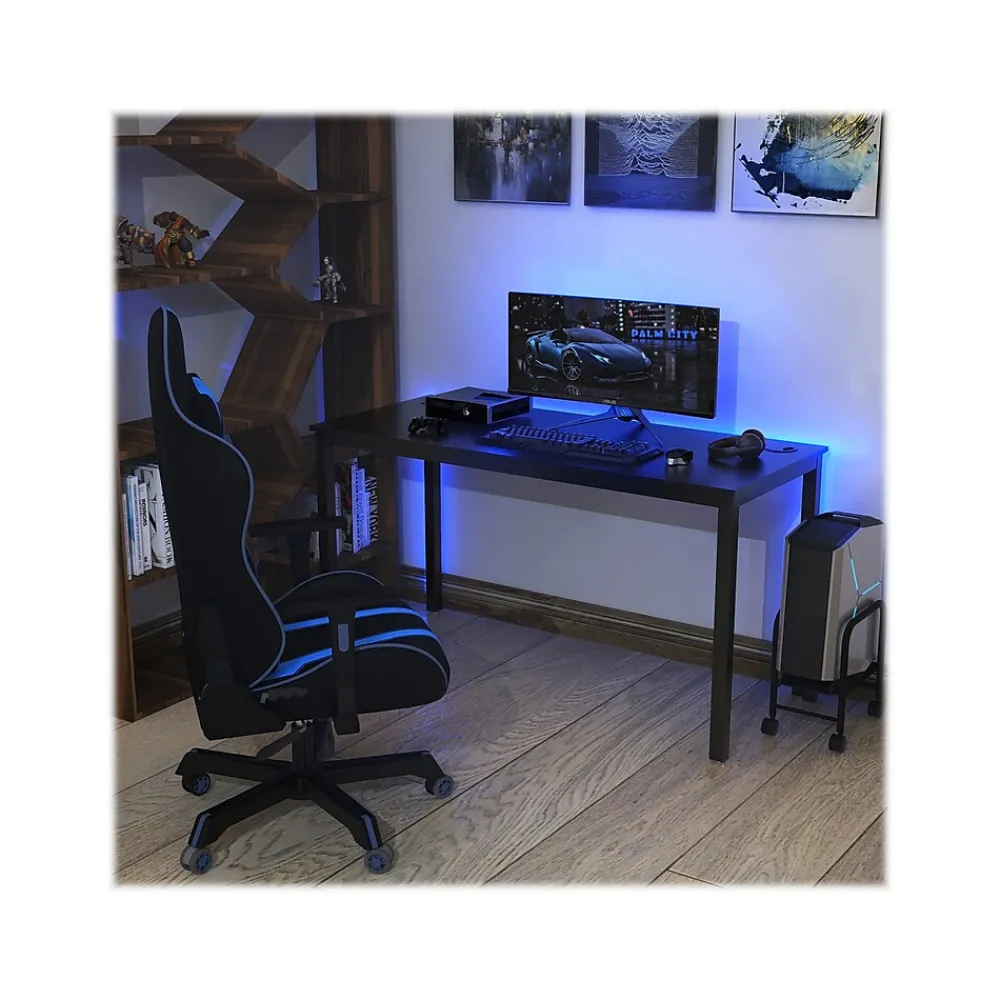 Computer Desks*Eureka Ergonomic 55"W Computer Desk, Black (CD008)