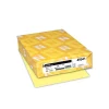 Card Stock*Exact 110 lb. Cardstock Paper, 8.5" x 11", Canary, 250 Sheets/Pack (49541)