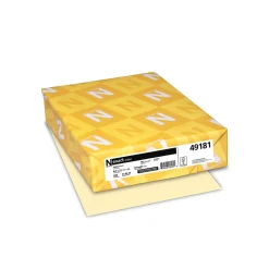 Card Stock*Exact 90 lb. Index Paper, 8.5" x 11", Ivory, 250 Sheets/Pack (49181)