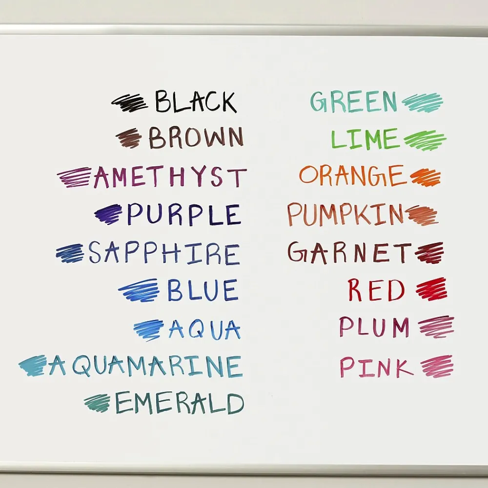 Markers|Expo Dry Erase Markers, Chisel Tip, Assorted, 8/Pack (80678)