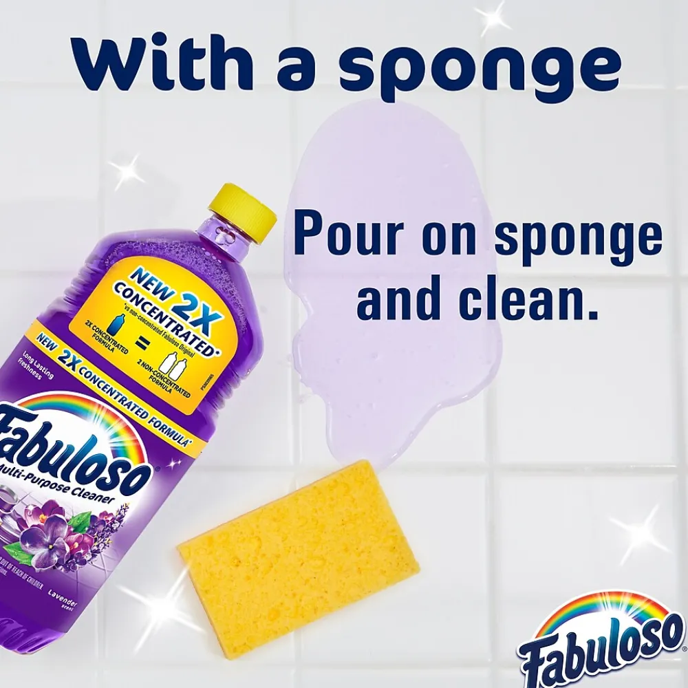 Multi-Purpose Cleaner, Lavender Scent, 169 fl. oz., 3/Carton (153122)<Fabuloso Outlet