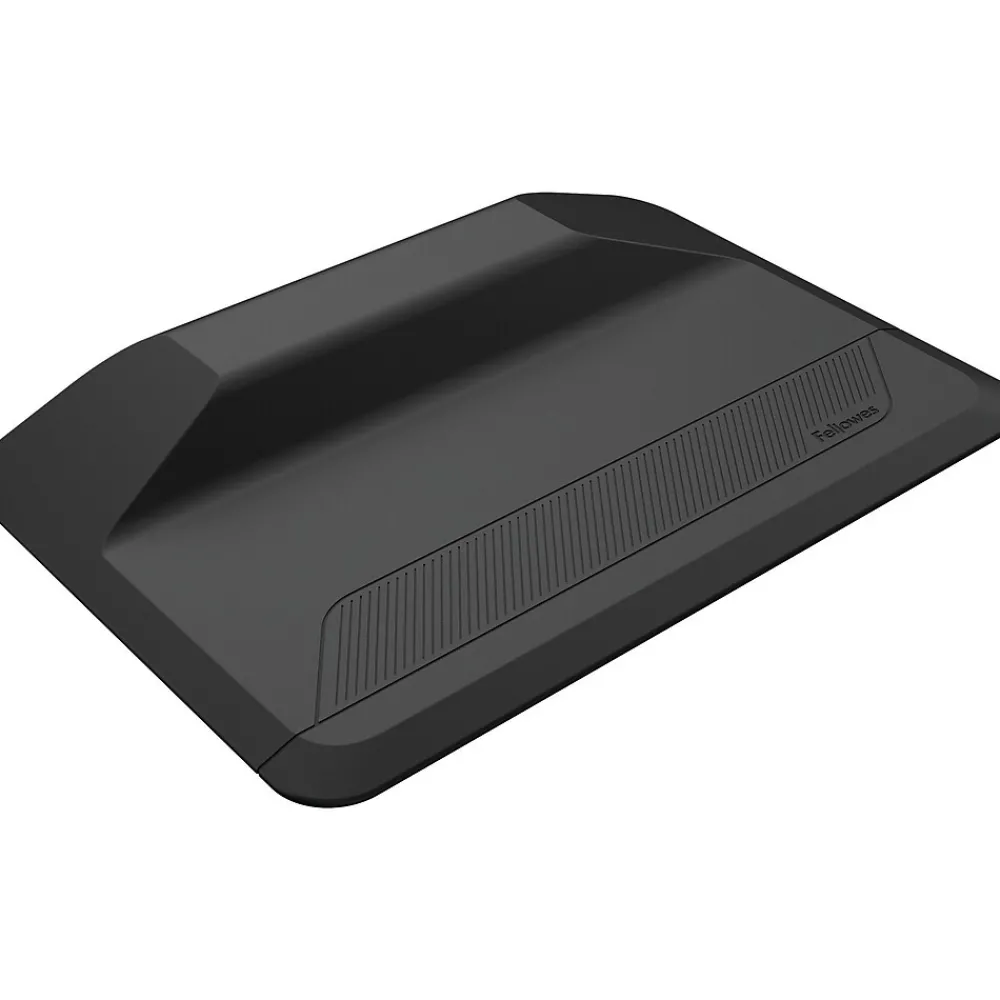 Fellowes ActiveFusion Standard Floor Wellness Mat, 36" x 24", Black (8707102)