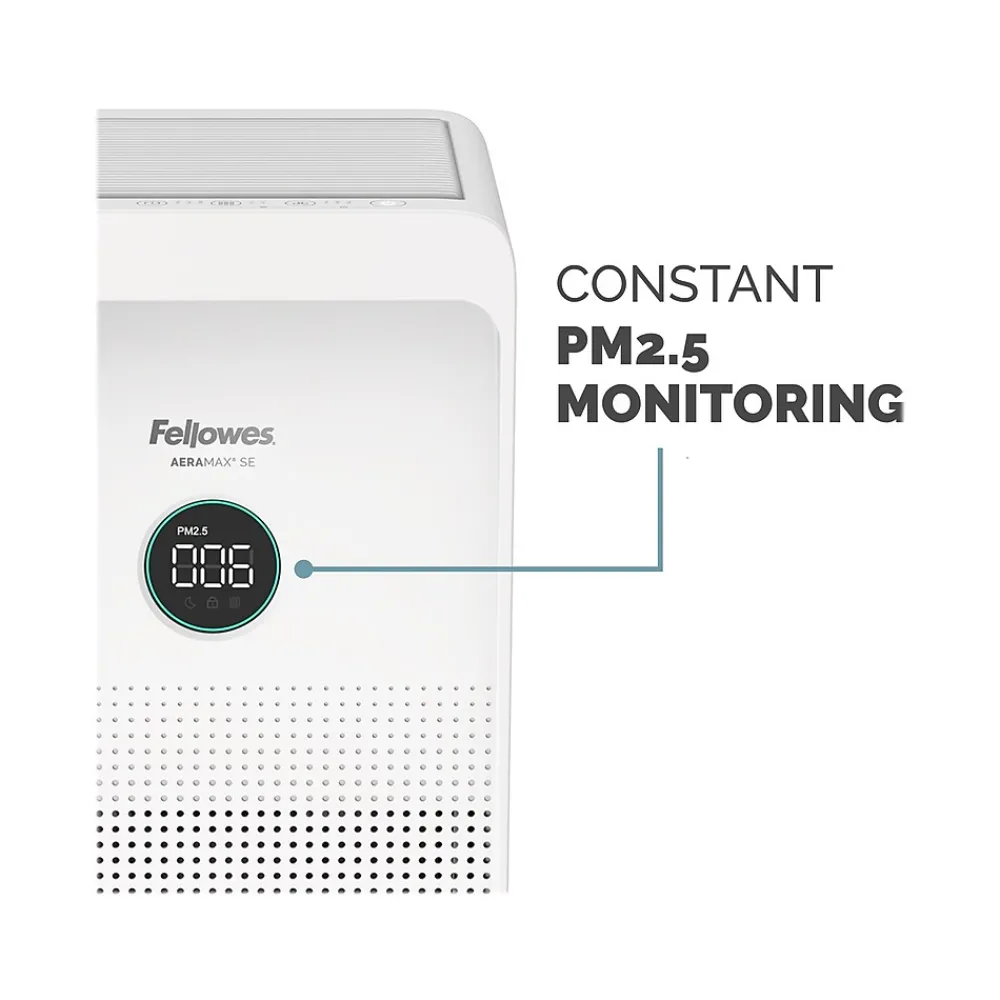 Fellowes AeraMax SE H13 True HEPA Air Purifier, 3-Speed, White (9794601)