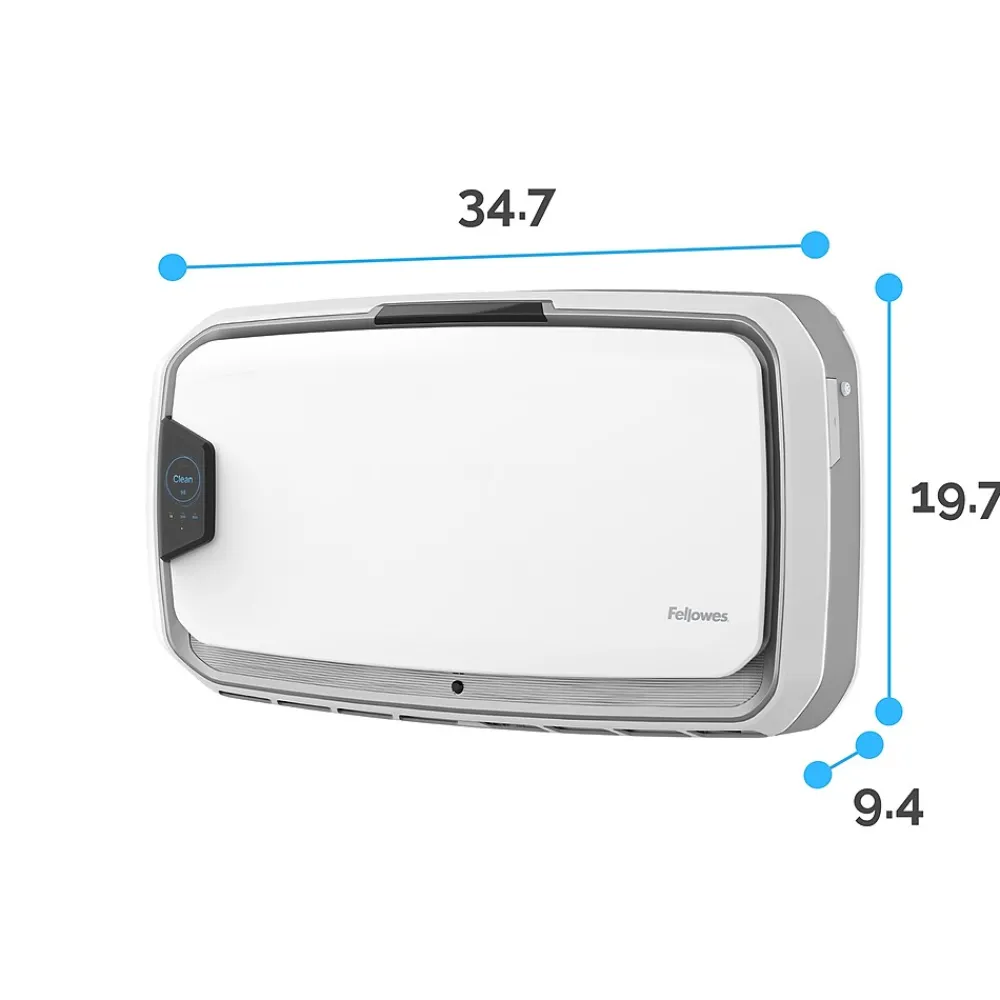Fellowes Array AW2 True HEPA Hardwired Wall Mounted Air Purifier, White (5885101)