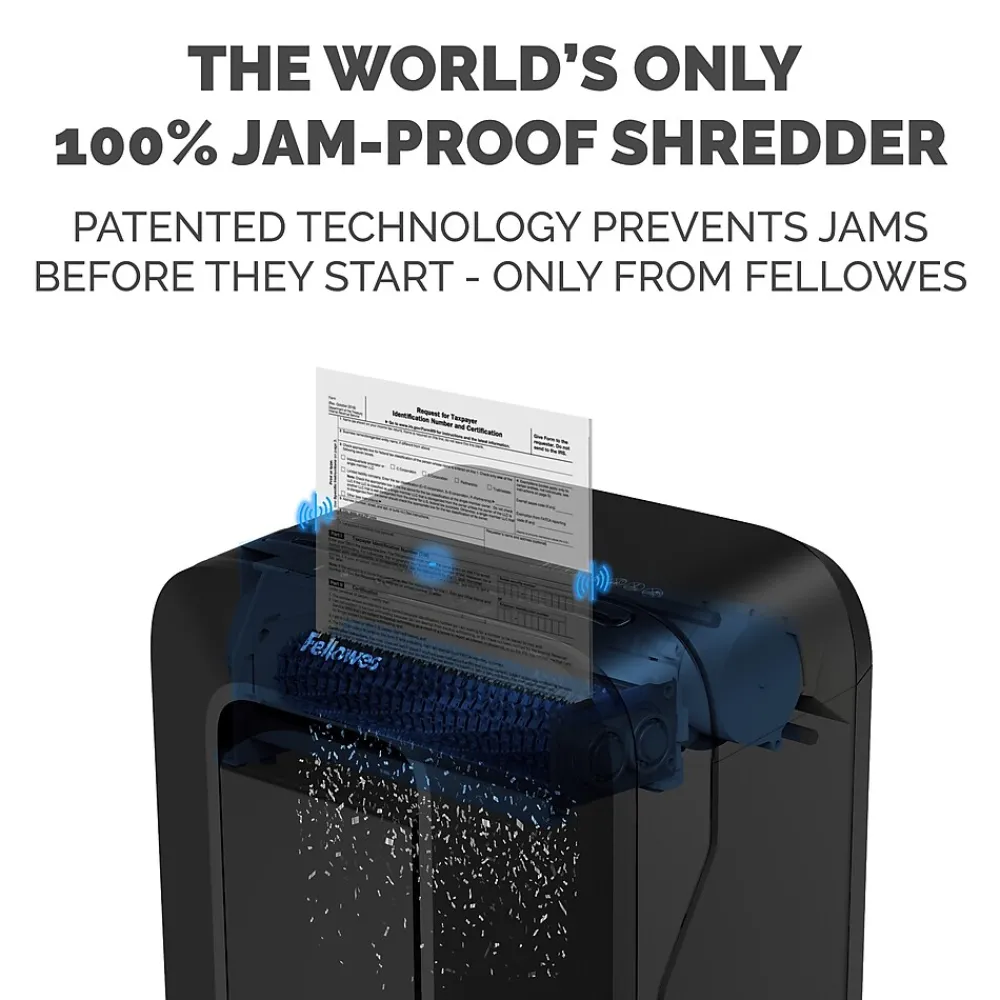 Clearance Fellowes LX200 12-Sheet Micro-Cut Shredder (5015001) Black