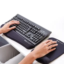 Online Fellowes PlushTouch Foam Wrist Rest, Black (9252104)