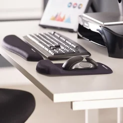 Online Fellowes PlushTouch Foam Wrist Rest, Black (9252104)