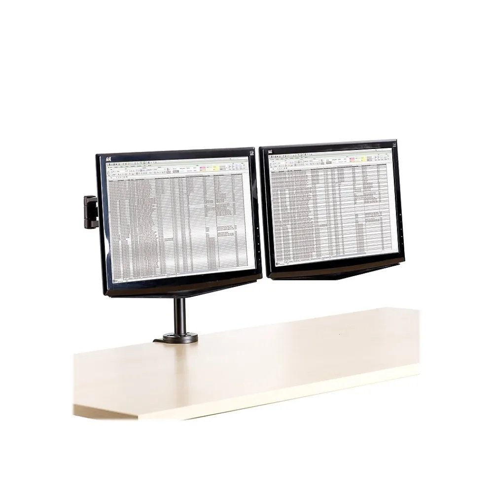 Best Fellowes Professional Series Depth Adjustable Dual Monitor Arm, Up to 32", Black (8041701)